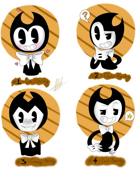 Bendy With Different Types And Styles By Waterfox Studios On Deviantart