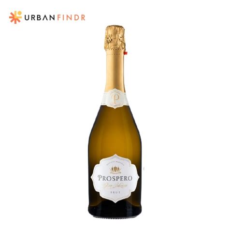 Prospero Brut Sparkling Dry 750ml Spain Shopee Singapore