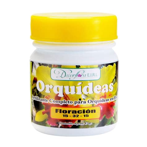 Fertilizante para Orquídeas en Floración 47 gr Plástico 4 cm6 cm4 cm