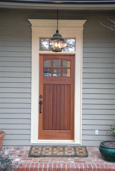 Skillful Front Door Pediment Front Door With Transom Window Above