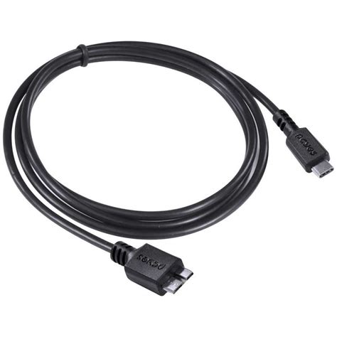 Cabo Para Hd Externo Usb Tipo C Para Micro Usb B Metro Preto