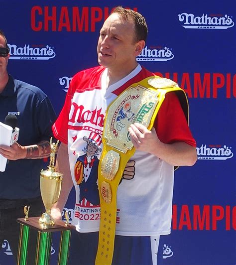 Joey Chestnut not competing at Nathan's Hot Dog Eating Contest in fight over vegan dogs - ABC News