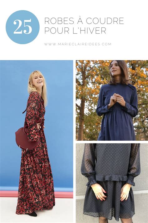 25 patrons de robes à coudre pour l automne hiver Robe patron Robe