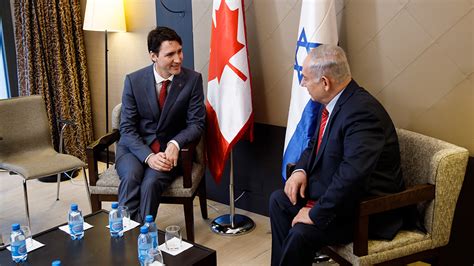 Prime Minister Justin Trudeau Meets With Prime Minister Benjamin