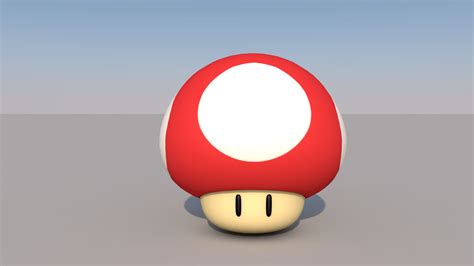 Mario Mushroom 3D Model $5 - .c4d .obj .3ds - Free3D