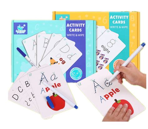 Write And Wipe Clean Activity Flash Cards Educational Toy Ebaby Lk