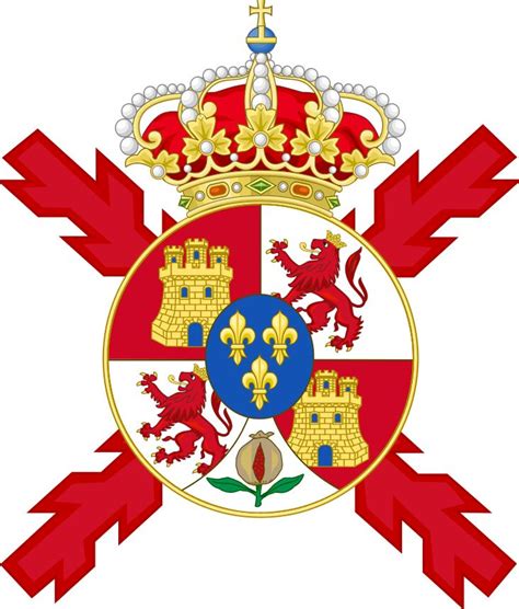 Lesser Coat Of Arms Of Spain 1843 1868 And 1874 1931 Version Of The Colours Svg Símbolos