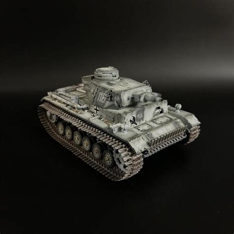 German Winter Panzer Iii Ausf N With Winterketten Ax Metal Toy