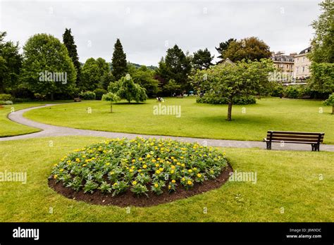 Beautiful Garden in the City of Bath, United Kingdom Stock Photo - Alamy