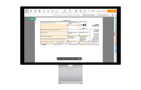 Form 1098-T (2023) ≡ IRS 1098-T Printable Tax Form, Instructions in PDF - Student Tuition Statement