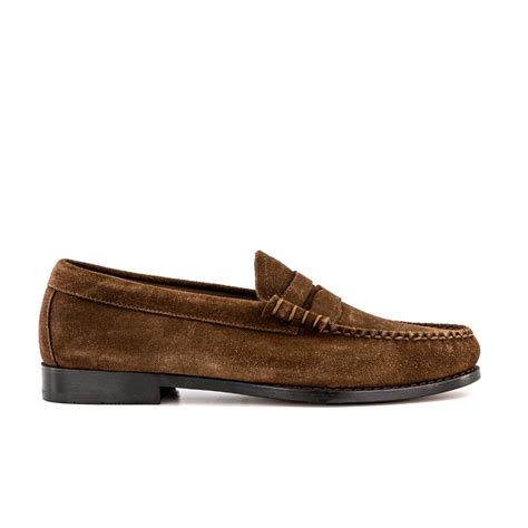 G.H Bass & Co - Mens Brown Larson Suede Loafers | Shop Today. Get it ...