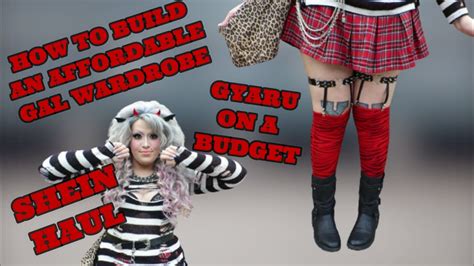 How To Make A Gyaru Outfit Shein Haul Lookbook Try On Video Youtube