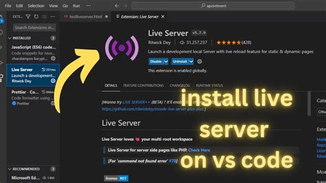 How To Install Live Server In Visual Studio Code Live Server