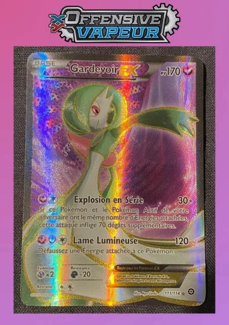 CARTE POKÉMON GARDEVOIR EX FULL ART 111 114 XY11 FR NM EUR 13 90