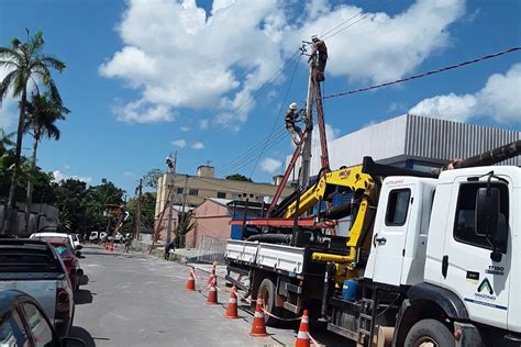 Novos Postes Transformador E Rede El Trica S O Instalados No Bairro