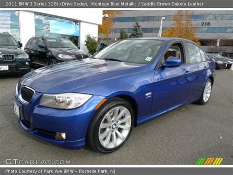 Montego Blue Metallic 2011 Bmw 3 Series 328i Xdrive Sedan Saddle Brown Dakota Leather