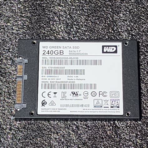 Yahoo!オークション - WesternDigtal WD GREEN(WDS240G2G0A-00JH30) 24...
