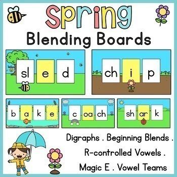 Spring Digital Blending Boards Orton Gillingham Science Of Reading