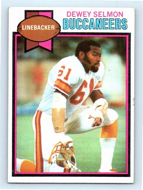 1979 Topps Dewey Selmon Tampa Bay Buccaneers 303 EBay