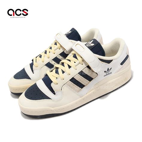 Adidas 休閒鞋 Forum 84 Low 男鞋 奶油白 深藍 復古 魔鬼氈 三葉草 愛迪達 Gz6427 休閒鞋 Yahoo奇摩購物中心