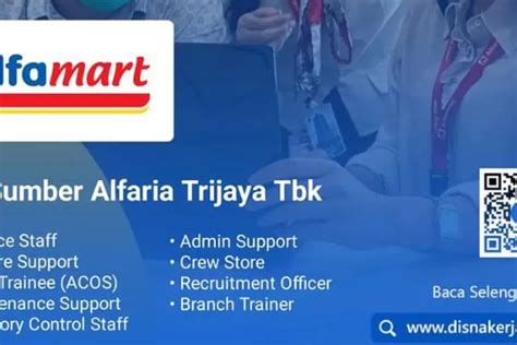 Lowongan Kerja PT Sumber Alfaria Trijaya Tbk 2023 Untuk Lulusan SMK