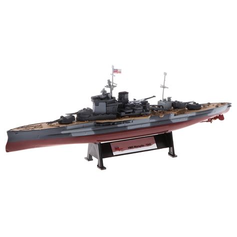 Buy Battleship Model Boat 1/1000 Scale WWII HMS Warspite Warship Online ...