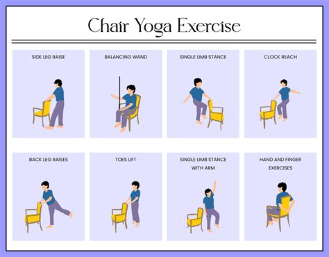 Best Printable Chair Yoga Exercises For Seniors Pdf For