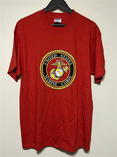 Vintage Vintage United States Marine Corps T Shirt Size L Military