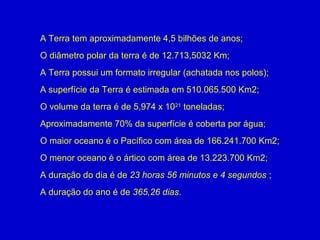 Quanto Quilometros Tem A Terra - Cartografia aula 3 - dimensões do planeta terra | PPT