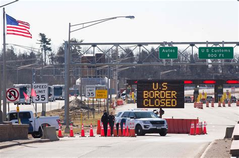 U.S. Reaffirms Land Border Restrictions with Canada and Mexico - The ...