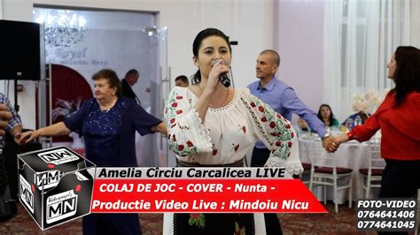 Amelia Circiu Carcalicea Live Colaj De Joc Nunta Cristi Stefania