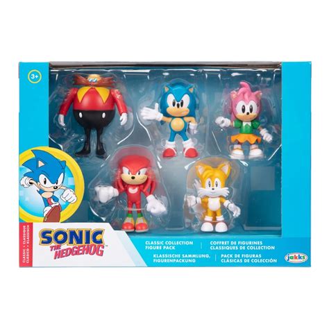 Pack 5 Figuras Sonic Y Sus Amigos 6cm Tienda Javer