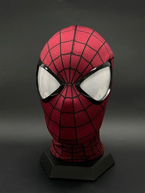 Amazing Spiderman Cosplay Mask With Faceshell And Lenses Amazing