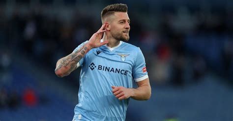 Juventus Scutiero Milinkovic Savic Ha Salutato I Compagni Della Lazio