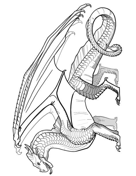 View Nightwing Wings Of Fire Sandwing Nightwing Dragon Coloring Pages