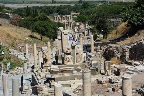 La Ciudad Antigua Del Ephesus Imagen De Archivo Imagen De Antiguo