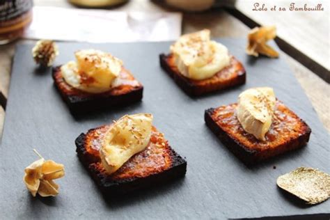 Toasts De Pain D Pices Ch Vre La Confiture Doignon Recette De