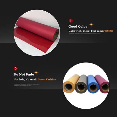 Pvc Vinyl From Korea Pvc Heat Transfer Film From Korean 0 51cm 1 0m Roll 17 Colors You Can