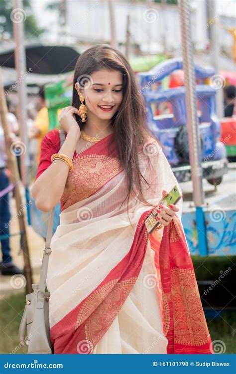 Women Participate In Sindur Khela At A Puja Pandal On The Last Day Of