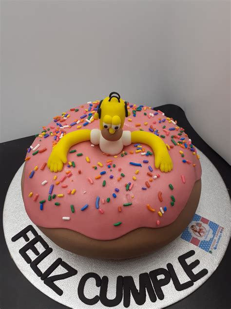 Torta De Dona De Homero Simpson Sweetskatty Cl