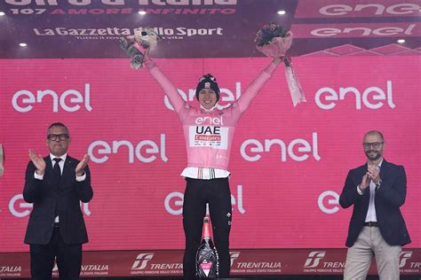 Giro d Italia 2024 Tadej Pogačar dopo la vittoria in Valgardena Non