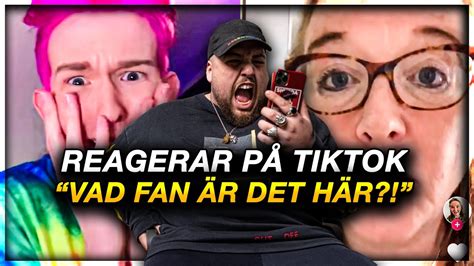 Reagerar P Tiktok Vad R Det H R Haha Yikes Youtube