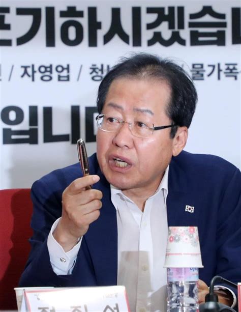 선택 613 홍준표 편들기 여론조사 도 넘어한국당 10 플러스해야 네이트 뉴스