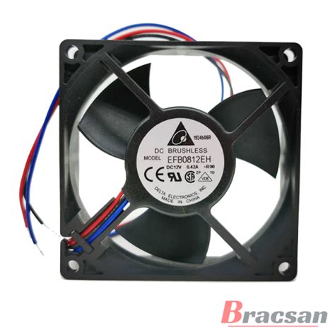 Ventilador Vdc A Cables X X Mm Delta Efb Eh Bracsan