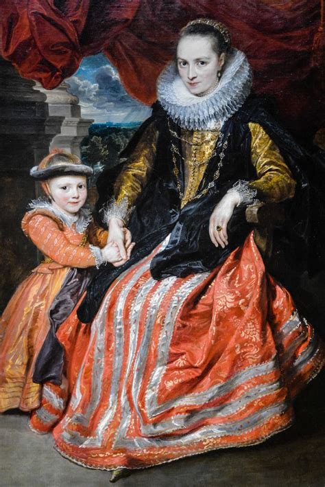 Anthony Van Dyck Susanna Fourment And Her Daughter At National