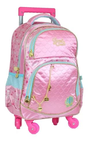 Mochila De Rodinha Escolar Sweet Queen Gira Parcelamento Sem Juros