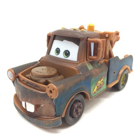 Pixar Cars 2 Diecast Tow Truck Mater 1:55 Scale Metal Toy Car For ...