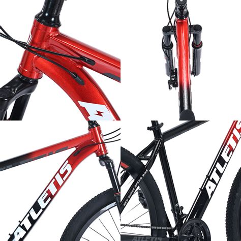 Novahus Bicicleta Mountain Bike Blaze Aro Vel Hombre Rojo