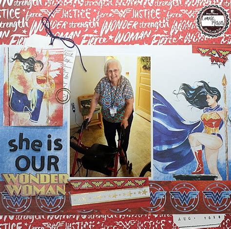 Crafty Goodies Our Hero~ Wonder Woman With Paper House Productions