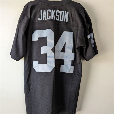 Bo Jackson 1988 Raiders jersey remake Men's size L... - Depop